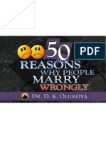 50 Reasons Why People Marry Wrongly - D K Olukoya