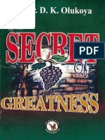 The Secret of Greatness — D K Olukoya