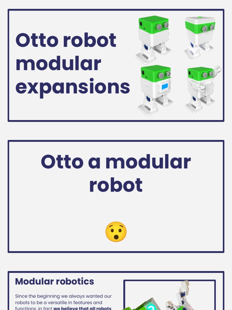 Otto Robot Modular Expansions | Download Free PDF | 3 D Printing | Robot