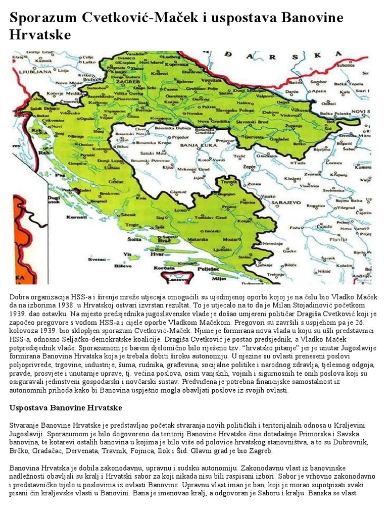 Sporazum Cvetković Macek PDF