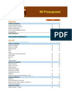 Table Income Expenses