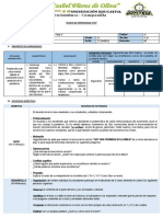 Sesion de Aprendizaje N°07 I. Datos Informativos: Título Unidad Área Grado Sección Docente Fecha Duración Ii. Propósito de Aprendizaje