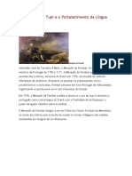 Proibição do Tupi e Fortalecimento do Português sob Pombal