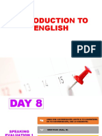 Introduction To English