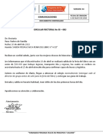 CIRCULAR RECTORAL No S3 - 082 SALIDA PEDAGOGICA FERIA DEL LIBRO 6° A 11°