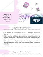 Unidad 0: Números: Nivelación 8° Básico