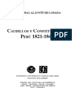 Cristóbal Aljovín de Losada - Caudillos y constituciones, Perú 1821-1845 (2000, Fondo de Cultura Económica _ Pontificia Universidad Católica del Perú)