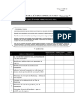 Carrera: Administración de Empresas (Naed-V) : V: Plan Específico de Aprendizaje (Pea)