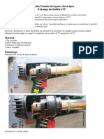 Pistolet air chaud décapeur PHLG 2000 B1 Parkside; réparation