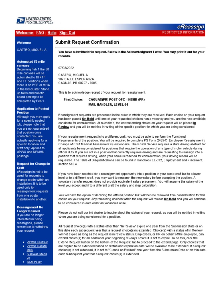  Ereassign Submission Confirmation PDF