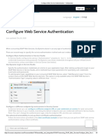 Configure Web Service Authentication - OutSystems