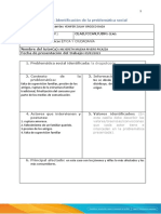 Formato de Identificación de La Problemática Social