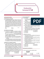 Evaluación Semanal N°N2: Razonamiento Verbal