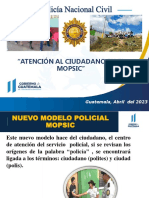 Policía Nacional Civil: "Atención Al Ciudadano en El Mopsic"