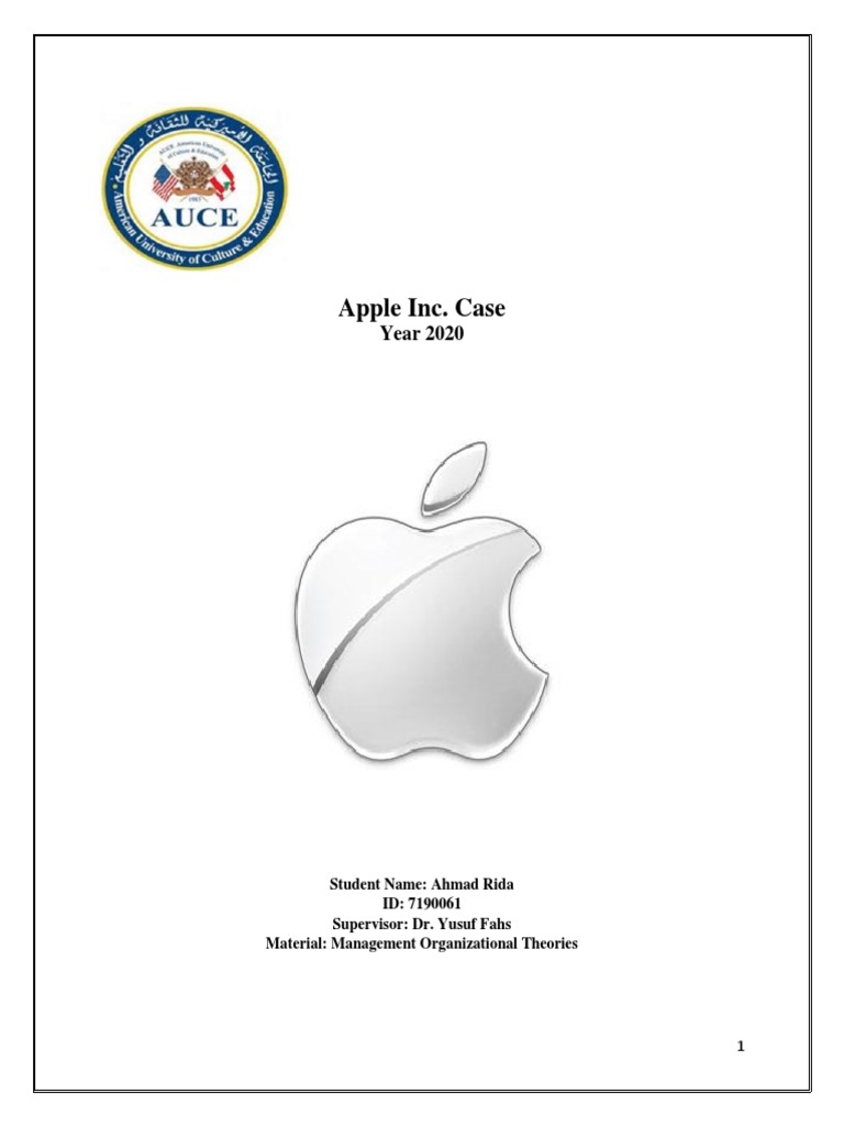 MOT Proje' PDF Apple Inc. I Phone