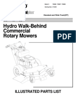 Hydro Walk-Behind Commercial Rotary Mowers: Illustrated Parts List