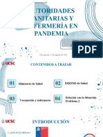 Autoridades Sanitarias Y Enfermería en Pandemia: Concepción, 13 de Agosto de 2021