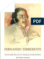 Fernando Terremoto en el recuerdo por José Marín Carmona