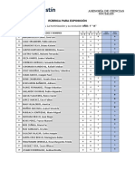 Rúbrica para Exposición: Asesoría de Ciencias Sociales