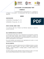 Festival "Y Me Encontré Un Cuentacuentos" 2023 Convoca: Participantes