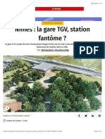 Nîmes: La Gare TGV, Station Fantôme ?