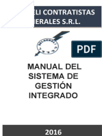 Selgereli Contratistas Generales S.R.L.: Manual Del Sistema de Gestión Integrado