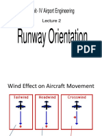 Unit-IV Airport Engineering: Runway Orientation