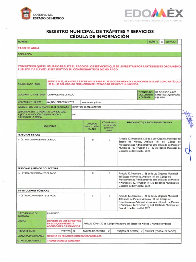 Pago de Agua | PDF | Industrias de servicio | Bancario