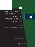 Drops and Bubbles in Contact With Solid Surfaces: Chemistry