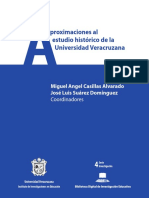 Aproximaciones Al Estudio Histórico de La Universidad Veracruzana