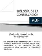 Biologia de La Conservacion