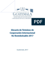 Glosario de Terminos de Cooperacion Internacional 2017