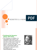 Semiótica y semiología: Saussure y Peirce