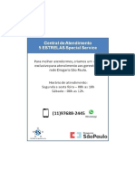 FOLDER - CENTRAL DE ATENDIMENTO 5SS