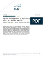 Accelerated Discovery of High-Strength Aluminum Alloys by Machine Learning
