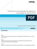 Introducción Al Compendio de Sistemas y Tecnologías de Saneamiento