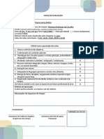 Ficha de Avaliação: COLÉGIO SANTA DOROTÉIA / Infantil, Fundamental e Médio