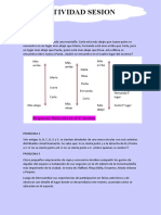 Problemas de lógica y razonamiento en sesión de actividades