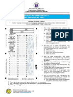 Edukasyon Sa Pagpapakatao 9: Third Periodical Test