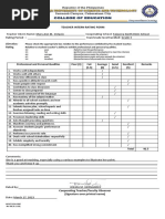 NEUST EDU F007 - RatingForm