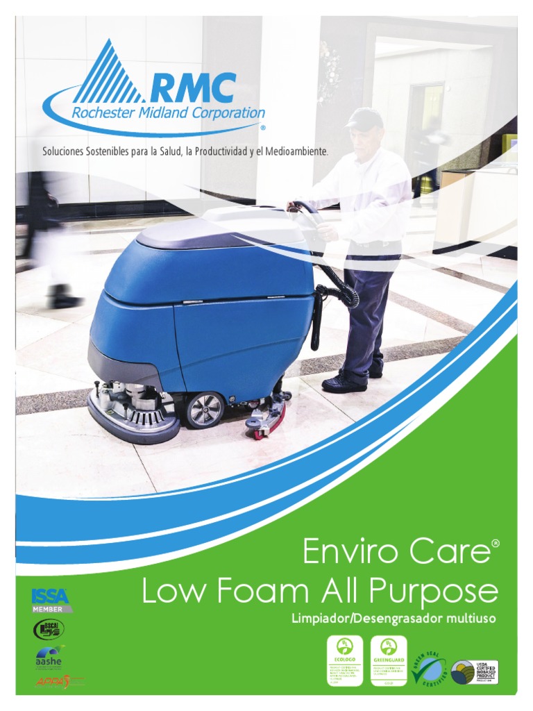 Enviro Care Low Foam All Purpose Soluciones Sostenibles para La Salud