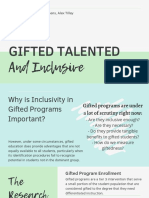 gifted talented and inclusive