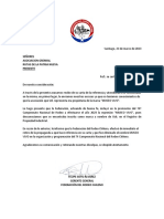 Señores Asociacion Gremial Rutas de La Patria Nueva Presente