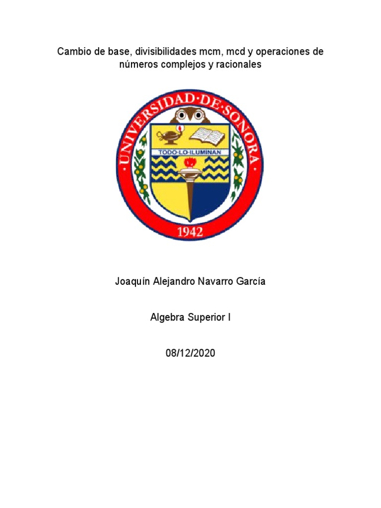Optimized title for algebra document on bases divisibility gcd lcm