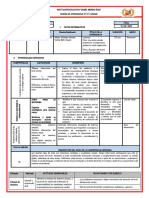 Sesión de Aprendizaje #1 - 2° - Bim I - 2023