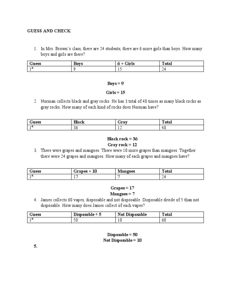 Problem-Solving with Venn Diagrams and Guessing Techniques | PDF