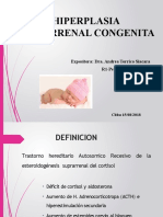 Hiperplasia Suprarrenal Congenita: Expositora: Dra. Andrea Torrico Siacara R1-Pediatria