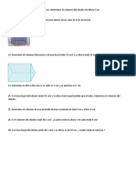 Ejercicios de Matematicas Examen