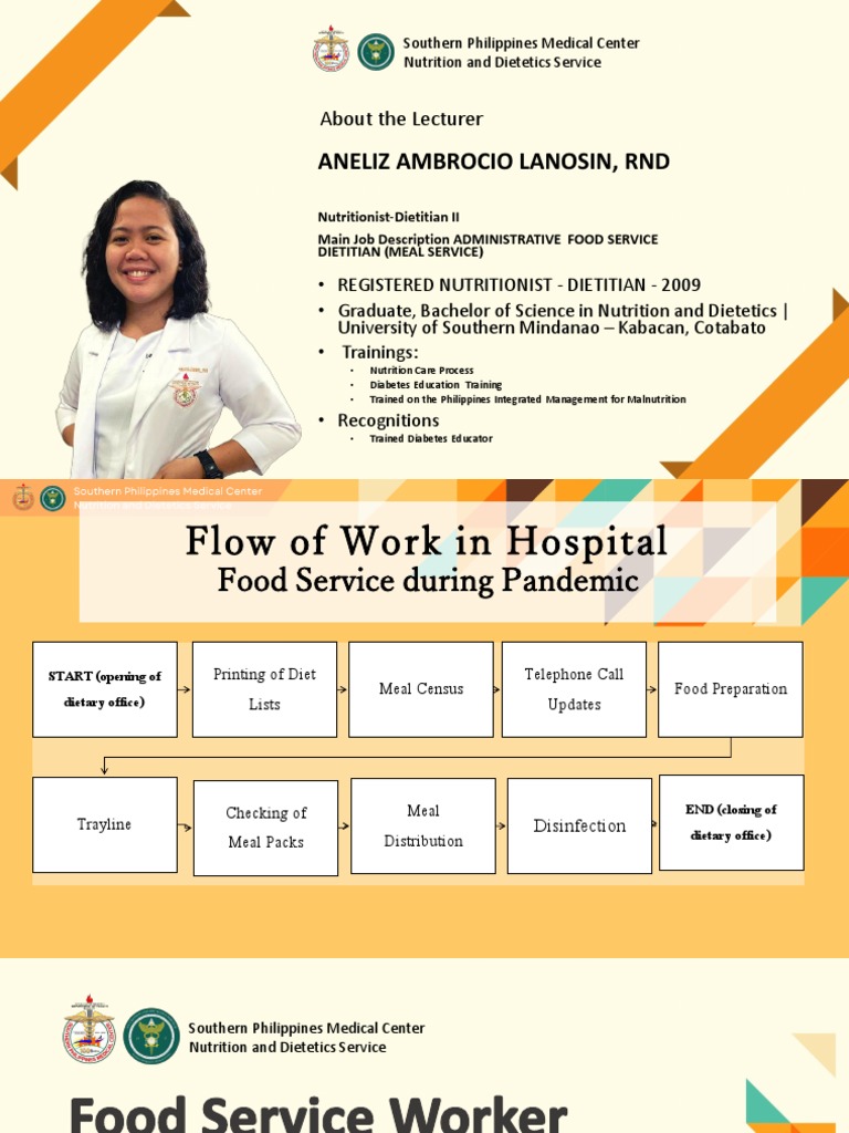 Food Service Workshop PPT2 1 | PDF | Dietitian | Lunch