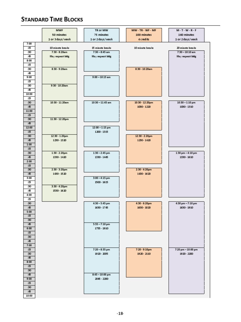 Timeblocks | PDF